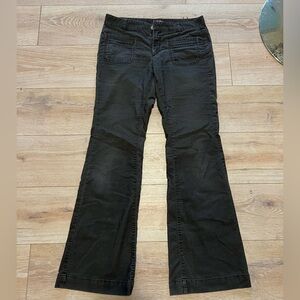 Ann Taylor Loft Black Modern Flare Low Rise Jeans